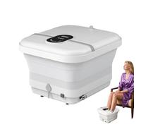 Spa Elettrico per Piedi - Massaggiatore per Pediluvio Pieghevole e Riscaldante | Dispositivo Multifunzionale Elettrico per la Cura dei Piedi a Casa progettato per gli Anziani