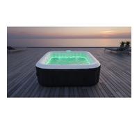 Spa gonfiabile quadrata SUNSPA 6 posti con striscia LED