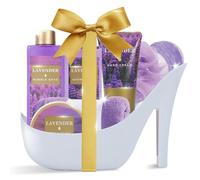 SPA LUXETIQUE Beauty Set per donne,8PC Regalo Donna Compleanno,Lavanda Profumo Spa con Gel Doccia,Regali San Valentino per Lei,Set Regalo per il Bagno,Set Benessere per Donne,Regali Festa della Mamma