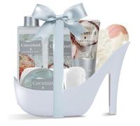 Spa Luxetique Regali per donne - Set regalo da 12 pezzi bagno Set, profumo di Cocco, regalo di Natale per mamma, signore, regalo di compleanno per lei Regalo Festa della Mamma, Regalo Natale Donna