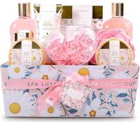 SPA LUXETIQUE Set Regalo da Bagno da Donna, Set di Bellezza per Lei, 12 PC Regalo di Compleanno Margherite Profumo Spa, Set Benessere per Donne, Regali per Compleanni e Feste, Regalo Festa della Mamma