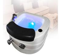 Spa per piedi in acrilico con scarico automatico, controllo della temperatura e massaggio a bolle per rilassamento e terapia della medicina tradizionale