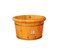 Spa per piedi in botte in legno pedicure Relax pedicure, spa piedi e gambe per adulti, massaggio ai piedi spa per casa, secchio di legno per sauna, vasca idromassaggio pediluvio grande (dimensioni: A)