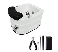 Spa Piedi Pediluvio Massaggiatore Piedi Ciotola Spa Bagno Pediluvio Idromassaggio Massaggiatore Plantare Per Il Relax Dei Piedi Pediluvio A Bolle Con Luce A Infrarossi (Size : Bath+pedicure)