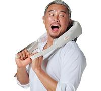 SPA:R Massaggiatore portatile per collo e spalle, coreano, MMA Star Choo Sung-Hoon, impastamento profondo 4D con controllo del calore, allevia il dolore alla schiena, alle spalle e ai muscoli, cuscino