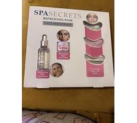 Spa Secrets, kit per la cura del viso e degli occhi alla rosa, rinfrescante