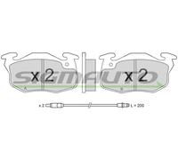 SPA269 Kit pastiglie freno, Freno a disco Sigmauto