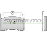 SPA353 SIGMAUTO Kit pastiglie freno, Freno a disco per ,DAIHATSU,PIAGGIO