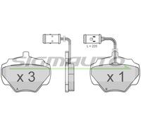 SPA361 Kit pastiglie freno, Freno a disco Sigmauto