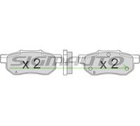 SPA548 Kit pastiglie freno, Freno a disco Sigmauto