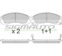 SPA573 Kit pastiglie freno, Freno a disco Sigmauto