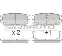 SPA574 Kit pastiglie freno, Freno a disco Sigmauto