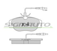 SPA598 Kit pastiglie freno, Freno a disco Sigmauto