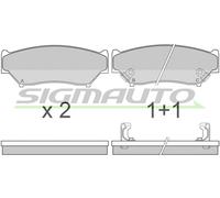 SPA620 Kit pastiglie freno, Freno a disco Sigmauto