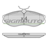 SPA624 Kit pastiglie freno, Freno a disco Sigmauto