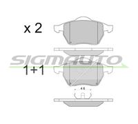 SPA679 Kit pastiglie freno, Freno a disco Sigmauto
