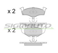 SPA682 Kit pastiglie freno, Freno a disco Sigmauto