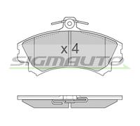 SPA702 Kit pastiglie freno, Freno a disco Sigmauto