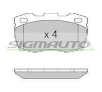 SPA717 Kit pastiglie freno, Freno a disco Sigmauto