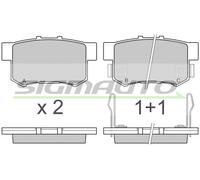 SPA750 Kit pastiglie freno, Freno a disco Sigmauto