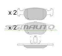 SPA770 Kit pastiglie freno, Freno a disco Sigmauto
