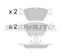SPA773 Kit pastiglie freno, Freno a disco Sigmauto