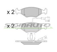 SPA776 Kit pastiglie freno, Freno a disco Sigmauto