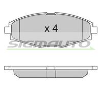 SPA804 Kit pastiglie freno, Freno a disco Sigmauto