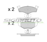 SPA808 Kit pastiglie freno, Freno a disco Sigmauto