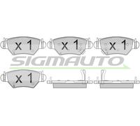 SPA812 Kit pastiglie freno, Freno a disco Sigmauto