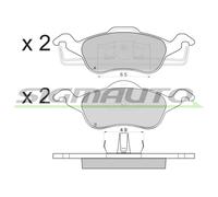 SPA824 SIGMAUTO Kit pastiglie freno, Freno a disco per FORD