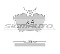SPA866 Kit pastiglie freno, Freno a disco Sigmauto