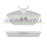 SPA874 Kit pastiglie freno, Freno a disco Sigmauto