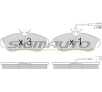 SPA889 SIGMAUTO Kit pastiglie freno, Freno a disco per CITROËN,FIAT,PEUGEOT