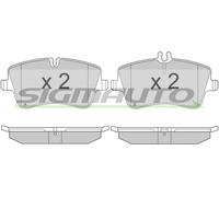 SPA896 Kit pastiglie freno, Freno a disco Sigmauto