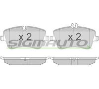 SPA896 SIGMAUTO Kit pastiglie freno, Freno a disco per MERCEDES-BENZ