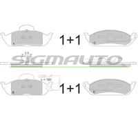 SPA897 Kit pastiglie freno, Freno a disco Sigmauto