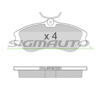 SPA921 Kit pastiglie freno, Freno a disco Sigmauto