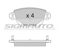 SPA927 Kit pastiglie freno, Freno a disco Sigmauto