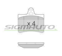 SPA938 Kit pastiglie freno, Freno a disco Sigmauto