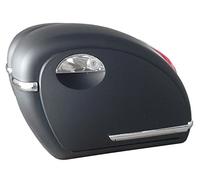 SPAAN Coppia Borse laterali rigide nero opaco in abs per moto custom 44 litri cad.