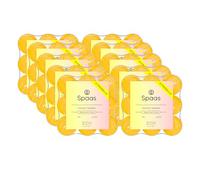 Spaas 10 confezioni da 18 lumini alla citronella, ± 4,5 ore, Giallo Vivido