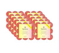 Spaas 10 confezioni da 18 lumini alla citronella, ± 4,5 ore, Rosso Vivido