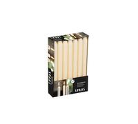 Spaas 14 candele affusolate 21/220 mm, ± 8 ore, senza profumo, avorio, Ivory