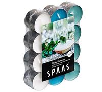 Spaas 24 lumini profumati, Colori Assortiti, ± 4,5 Ore, Menta Hamman