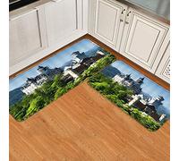 Spaas - 8 x 2 eleganti candele rustiche da tavola, 6,5 ore, colore: marrone scuro