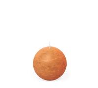 Spaas Candela a sfera in stile rustico 80 mm 24 ore, arancione