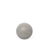 Spaas Candela a sfera in stile rustico 80 mm 24 ore, grigio chiaro