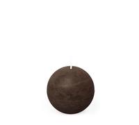 Spaas Candela a sfera in stile rustico 80 mm 24 ore, marrone scuro