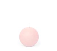 Spaas Candela a sfera in stile rustico 80 mm 24 ore, rosa chiaro